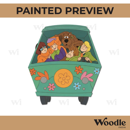 Scooby Doo Characters Cartoon Pre Marked MDF Design 1