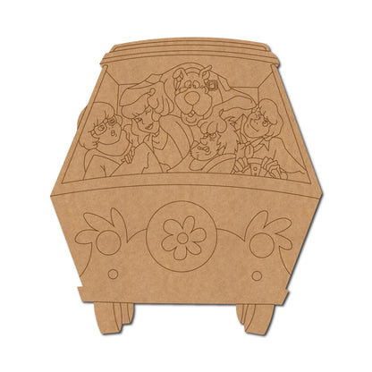 Scooby Doo Characters Cartoon Pre Marked MDF Design 1