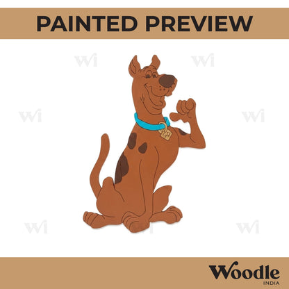 Scooby Dooby Doo Dog Pre Marked MDF Design 1