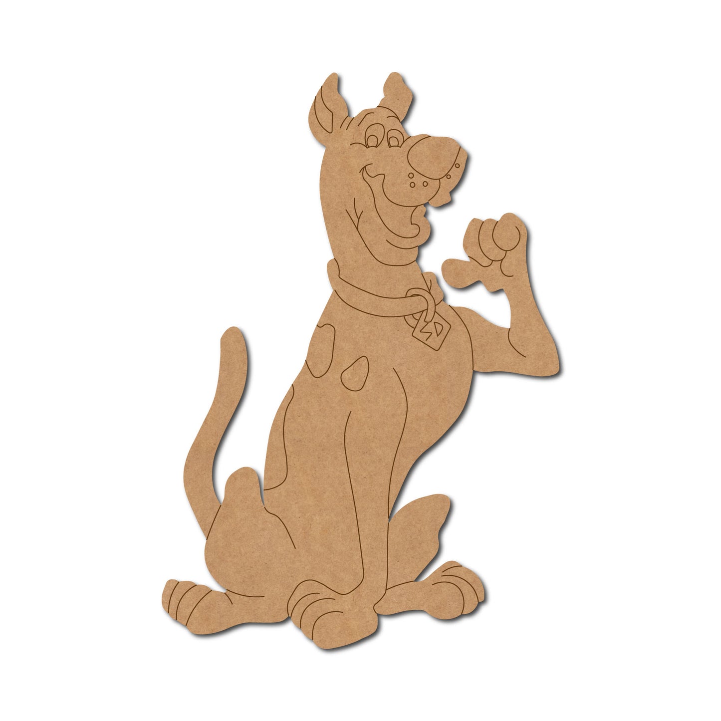 Scooby Dooby Doo Dog Pre Marked MDF Design 1