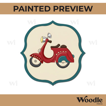 Scooter Pre Marked Base MDF Design 1