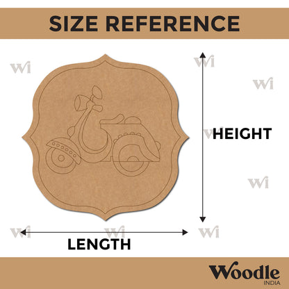 Scooter Pre Marked Base MDF Design 1