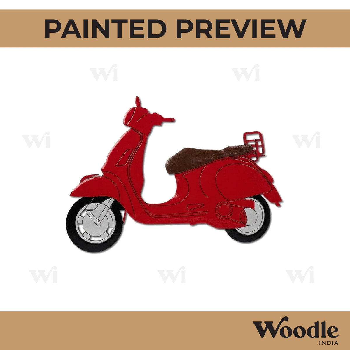 Scooter Pre Marked MDF Design 4