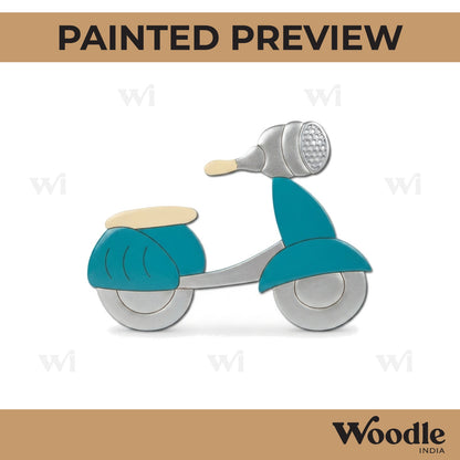 Scooter Pre Marked MDF Design 6
