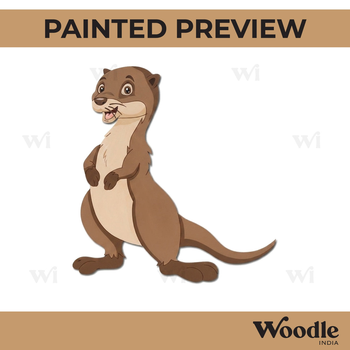 Sea Otter Pre Marked MDF Design 3