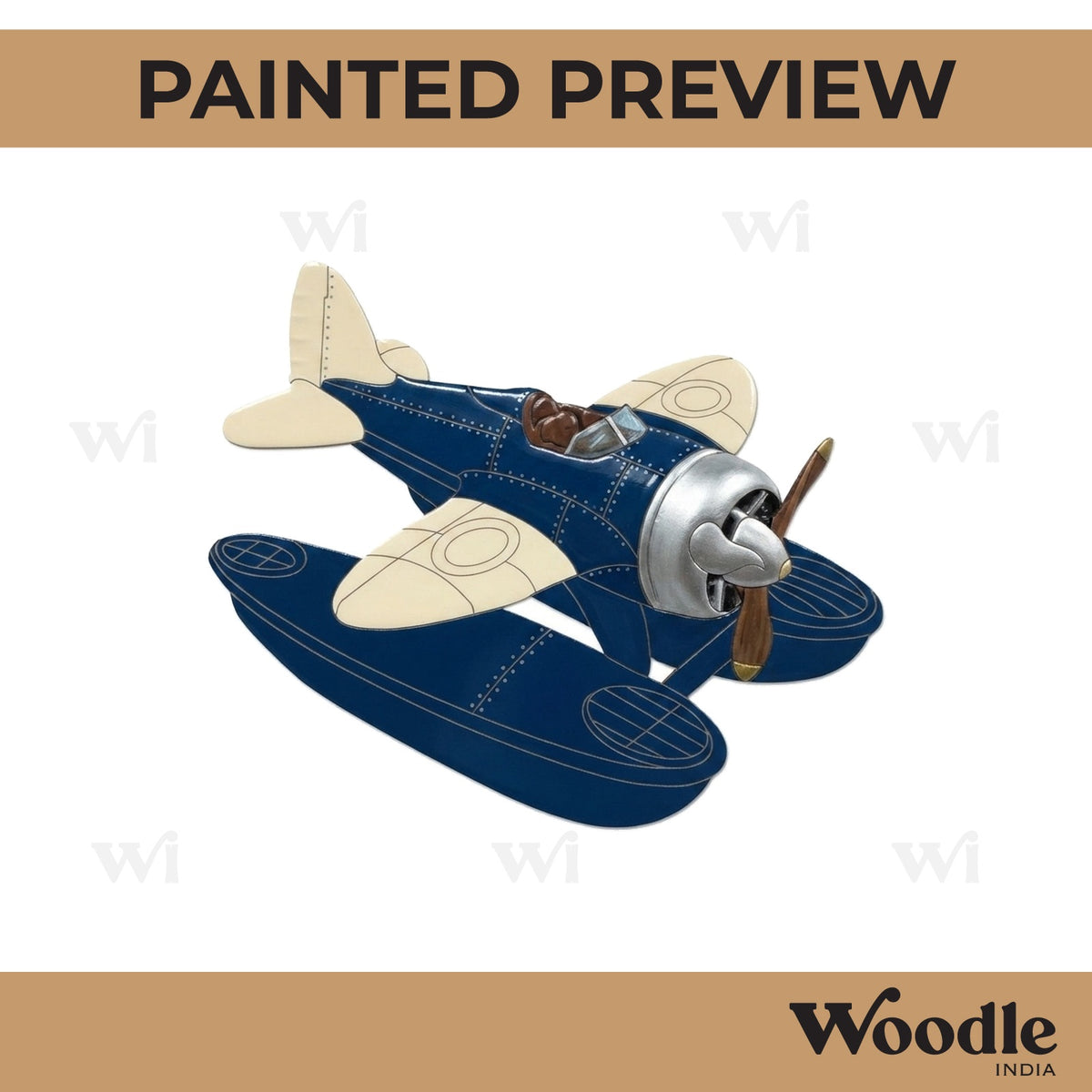 Seaplane Pre Marked MDF Design 1
