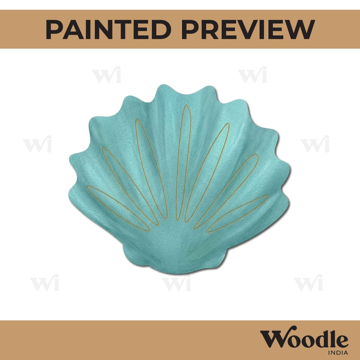 Seashell Pre Marked MDF Design 4