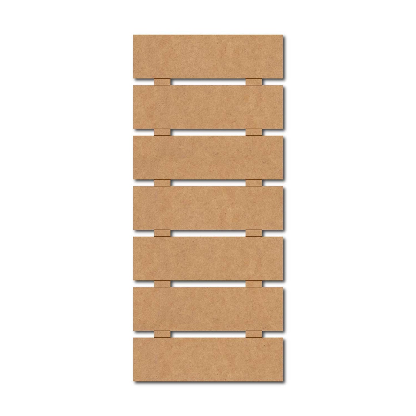 Seven Plank Nameplate MDF Design 1