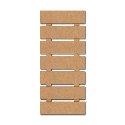 Seven Plank Nameplate MDF Design 1