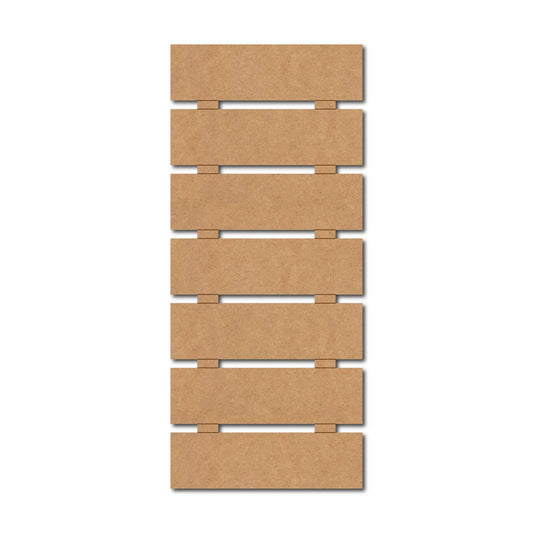 Seven Plank Nameplate MDF Design 1