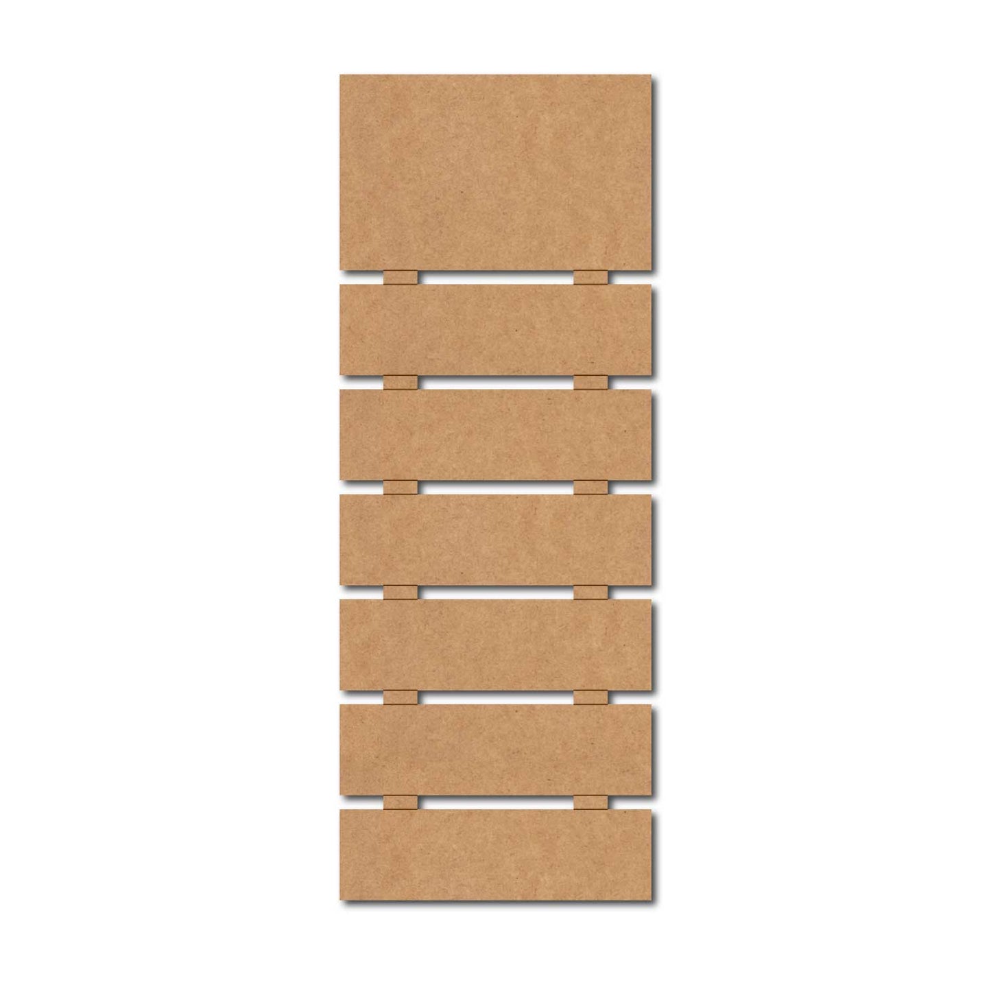 Seven Plank Nameplate MDF Design 3