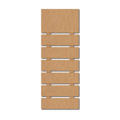 Seven Plank Nameplate MDF Design 3