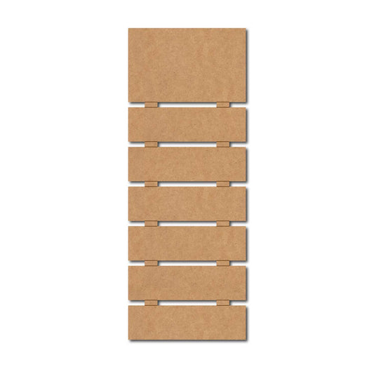 Seven Plank Nameplate MDF Design 3