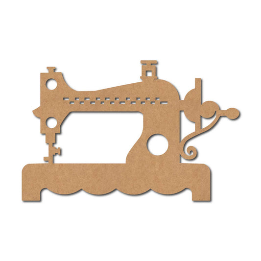 Sewing Machine Cutout MDF Design 1