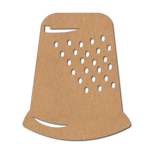Sewing Thimble Cutout MDF Design 1