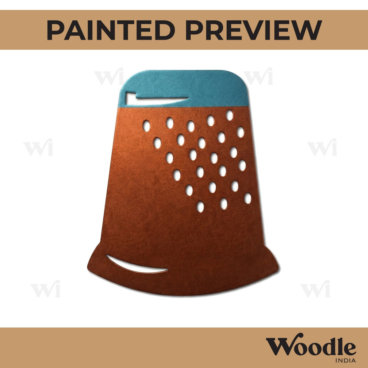 Sewing Thimble Cutout MDF Design 1