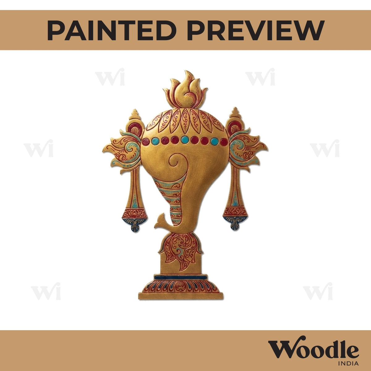 Shankh Sangu Pre Marked MDF Design 1