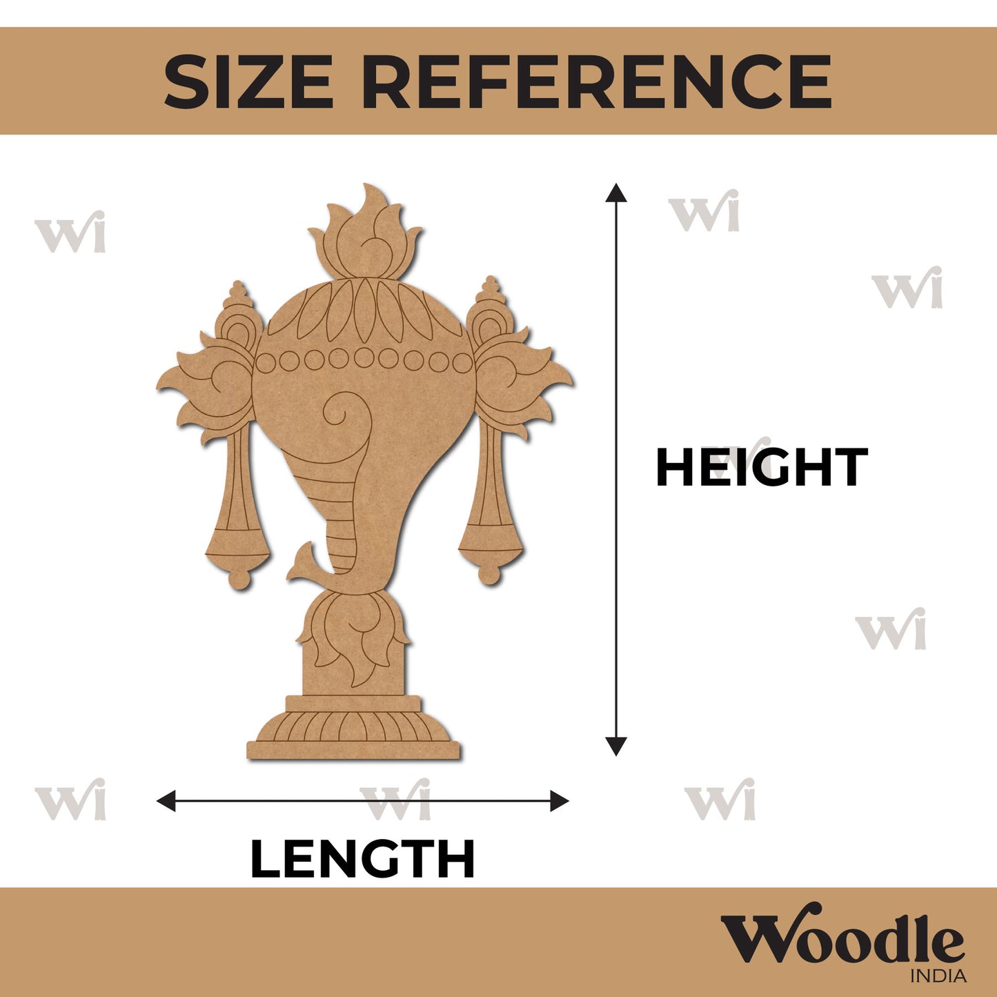 Shankh Sangu Pre Marked MDF Design 1