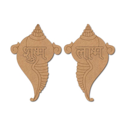 Shankh Shubh Labh Base MDF Design 1
