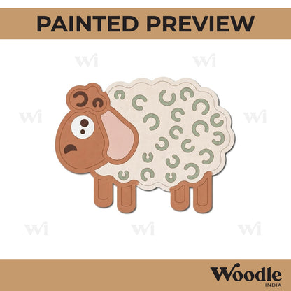Sheep Pre Marked MDF Design 1