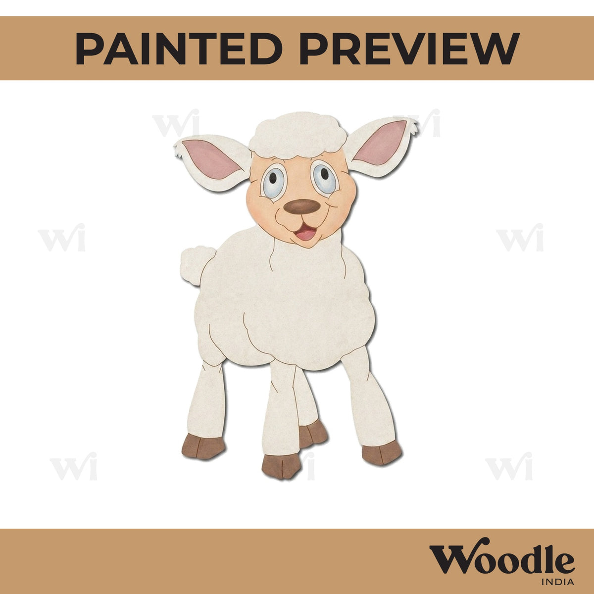 Sheep Pre Marked MDF Design 3