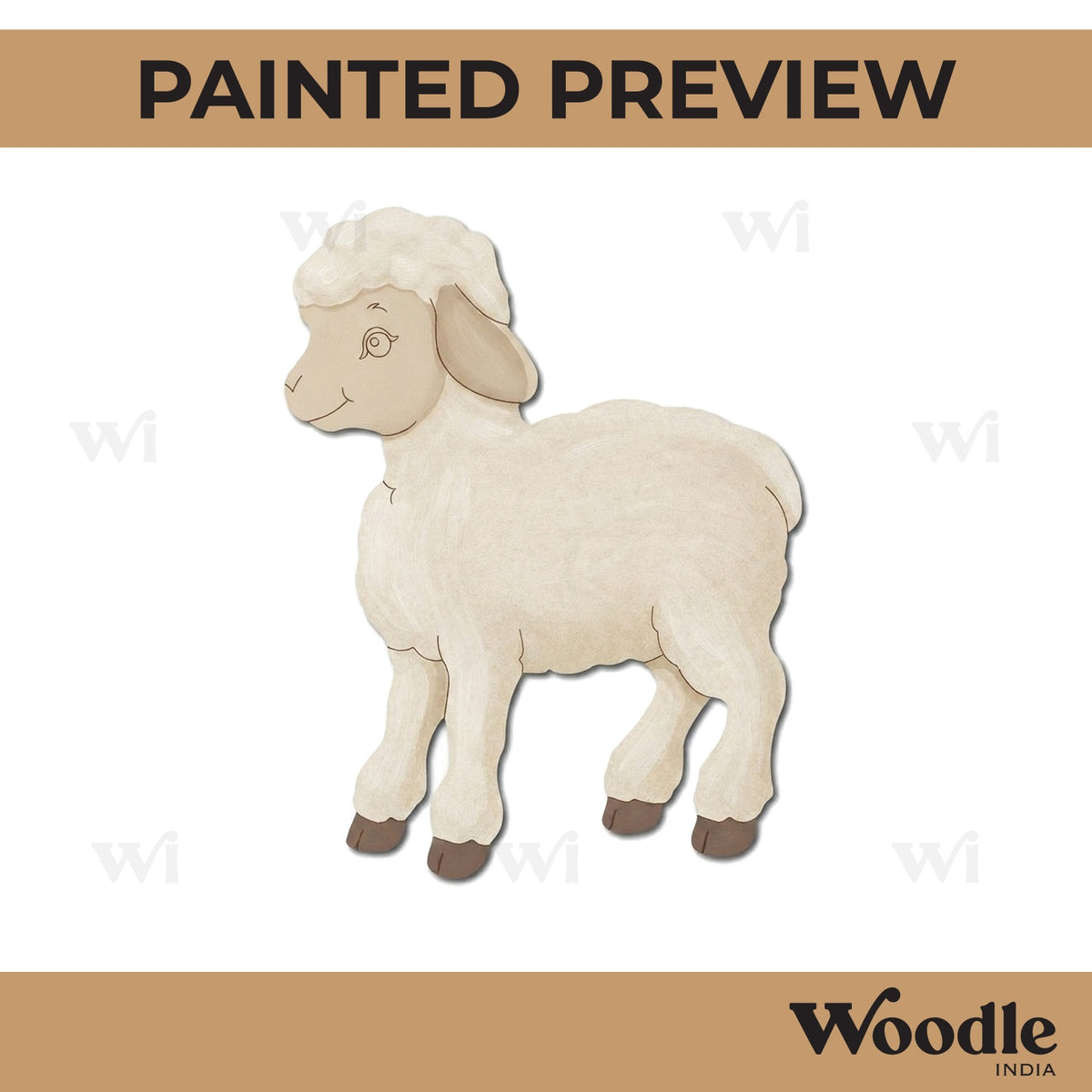 Sheep Pre Marked MDF Design 4