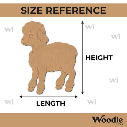 Sheep Pre Marked MDF Design 4