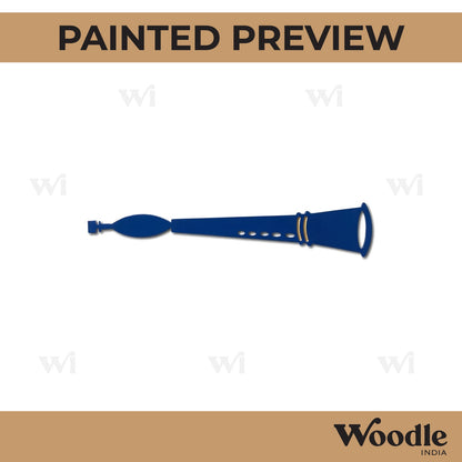 Shehnai Musical Instrument Cutout MDF Design 1
