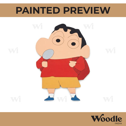 Shinchan Pre Marked Base MDF Design 1