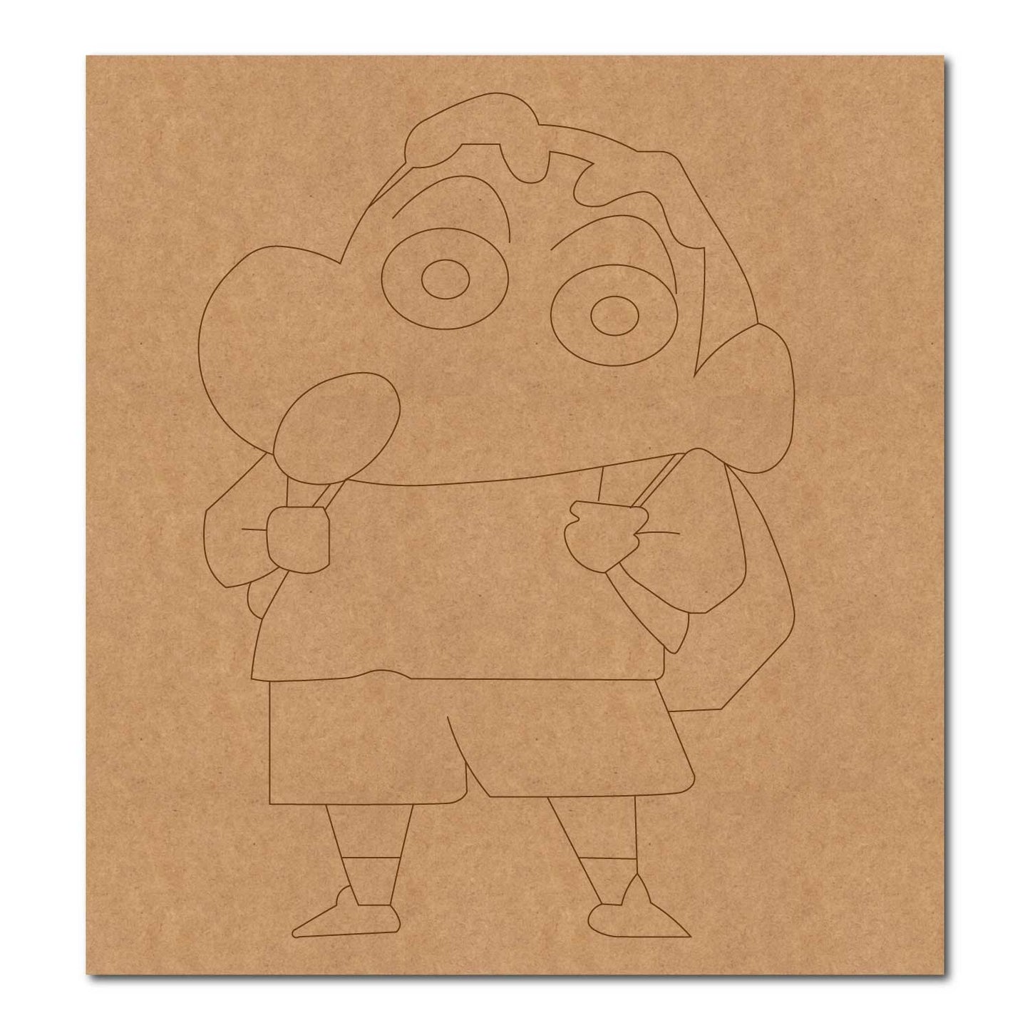 Shinchan Pre Marked Base MDF Design 1