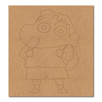 Shinchan Pre Marked Base MDF Design 1
