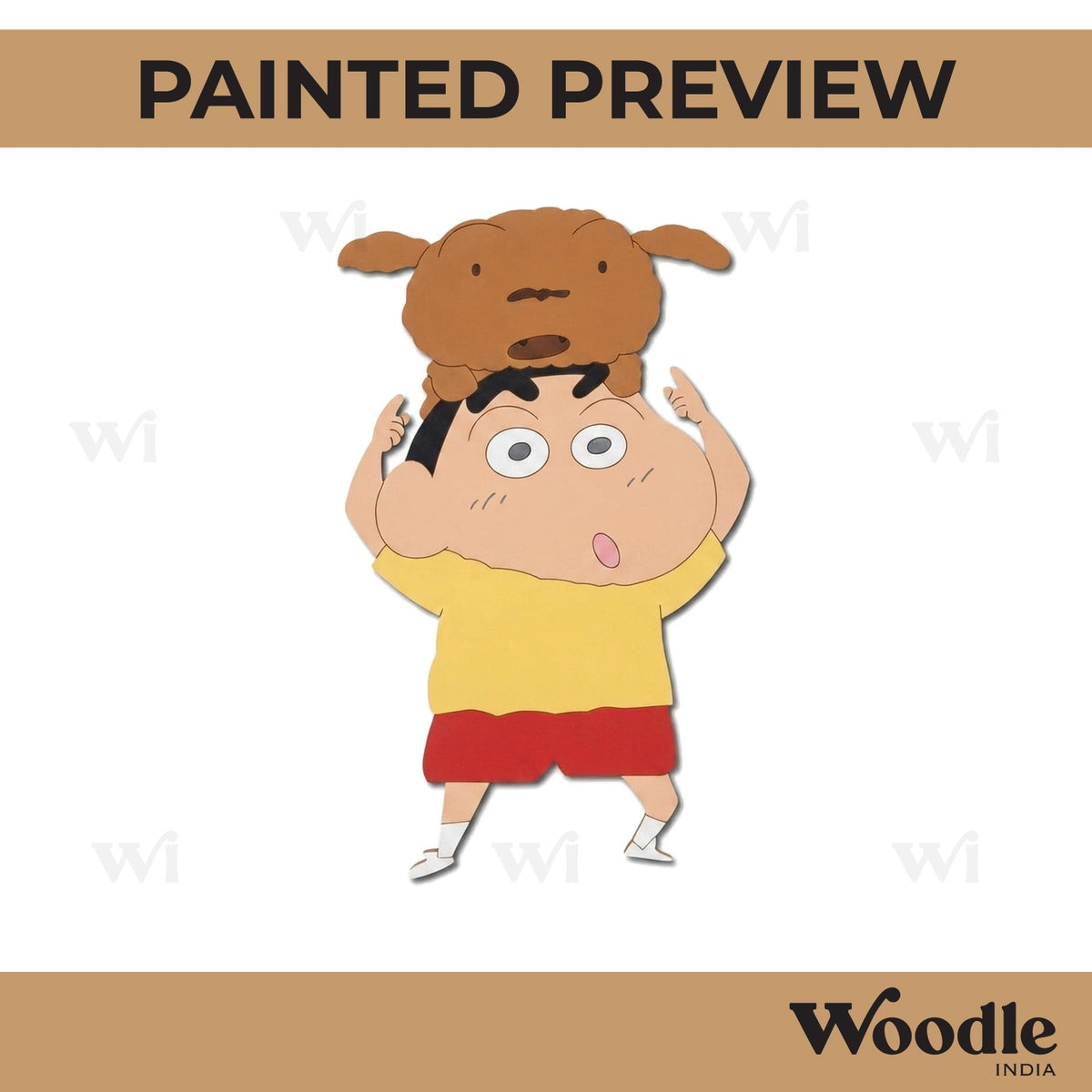 Shinchan Pre Marked MDF Design 2