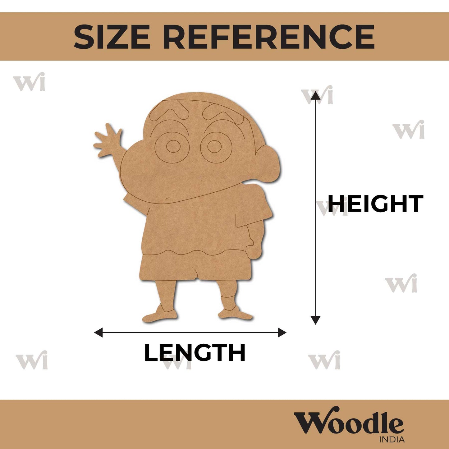 Shinchan Pre Marked MDF Design 5
