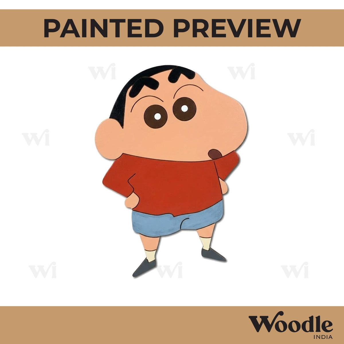Shinchan Pre Marked MDF Design 6