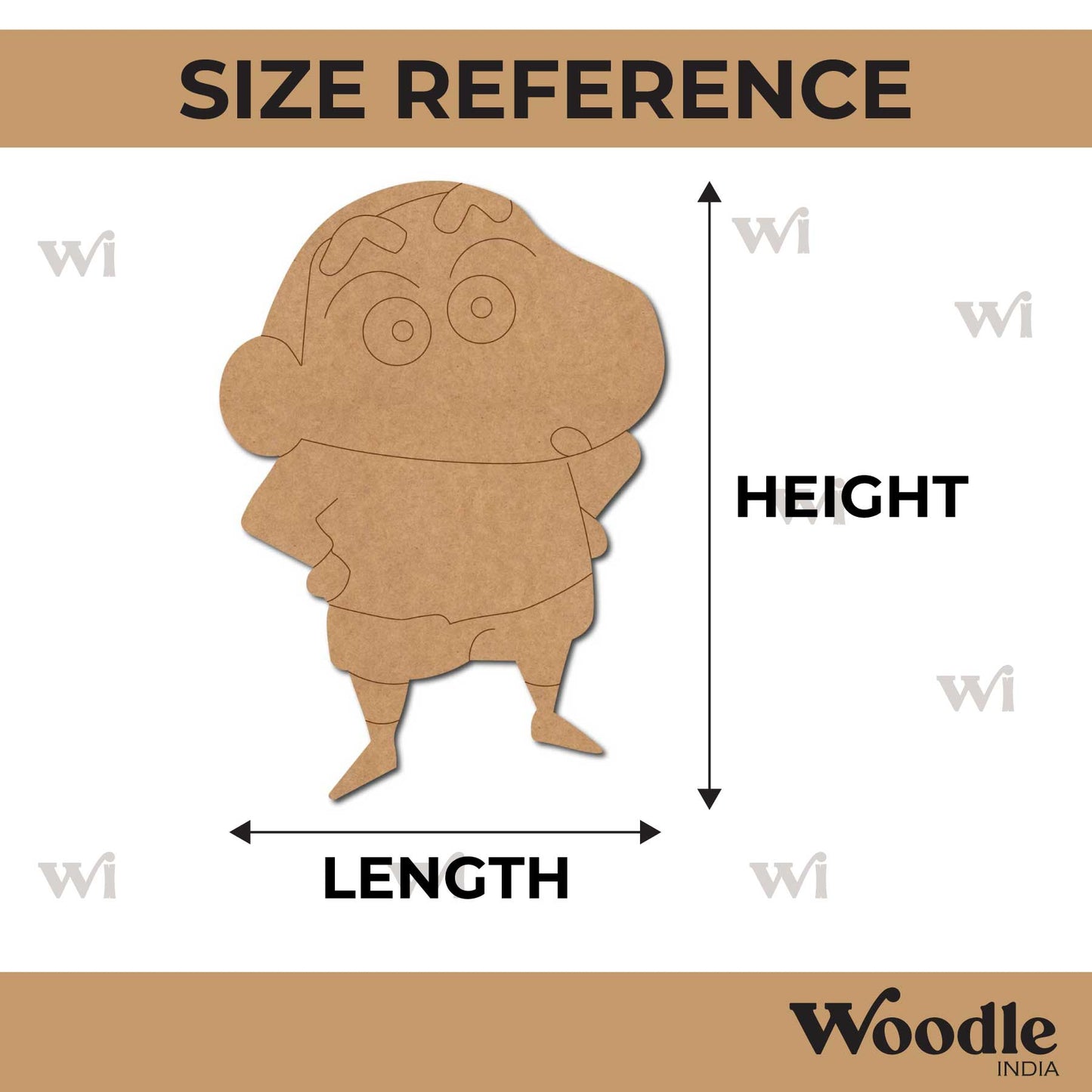Shinchan Pre Marked MDF Design 6