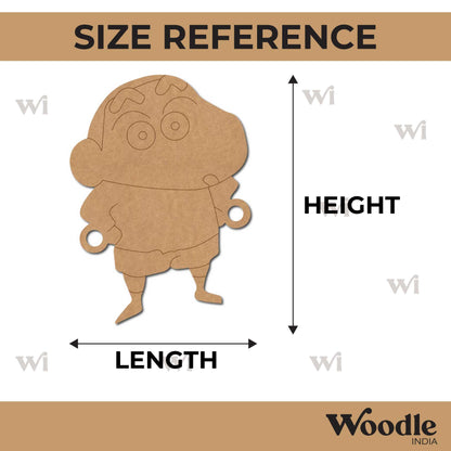 Shinchan Rakhi Pre Marked MDF Design 1
