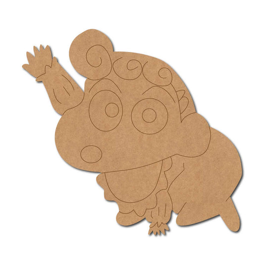 Shinchan Sister Pre Marked MDF Design 1