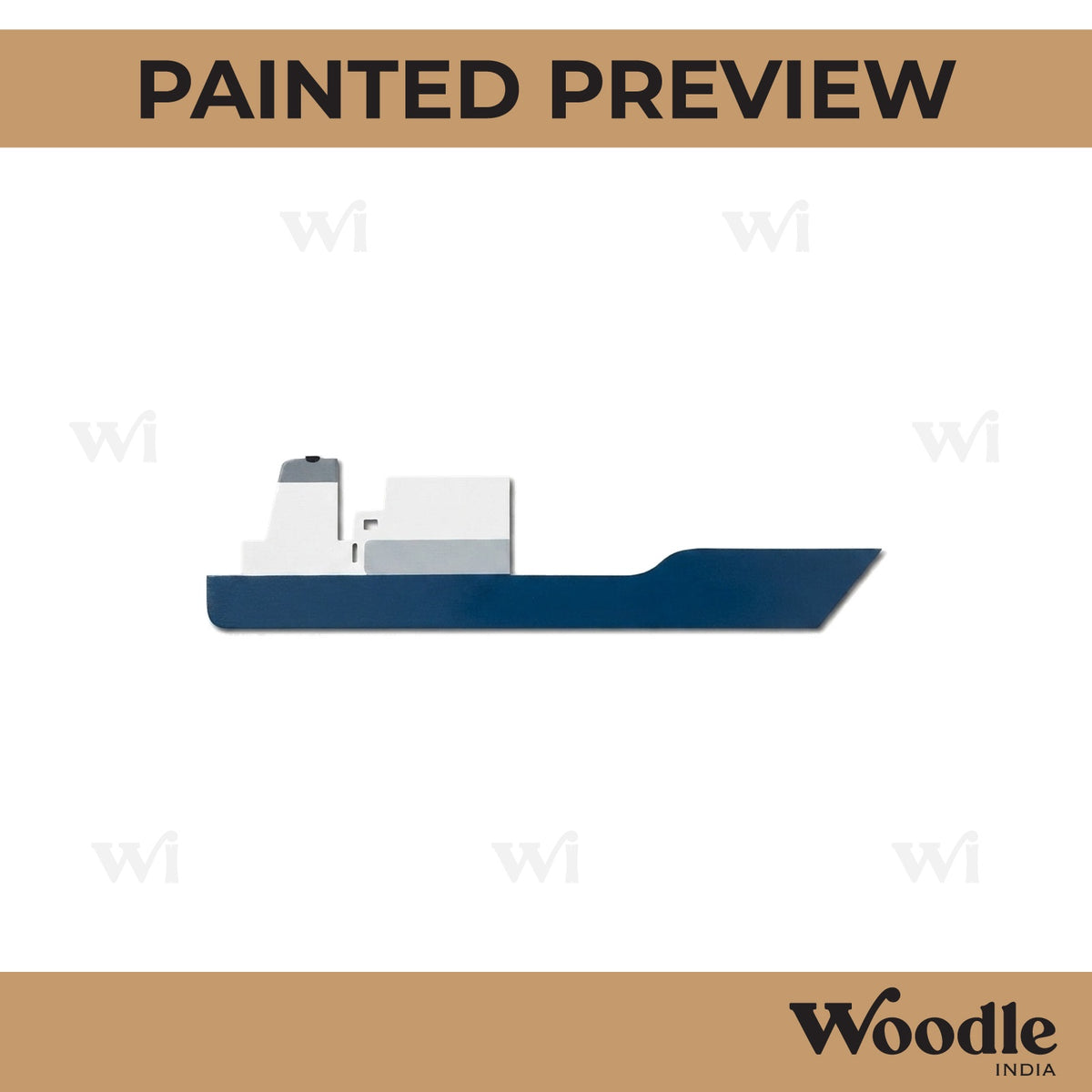 Ship Cutout MDF Design 1