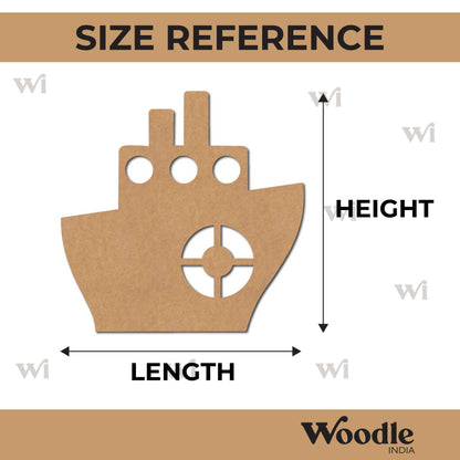 Ship Cutout MDF Design 2