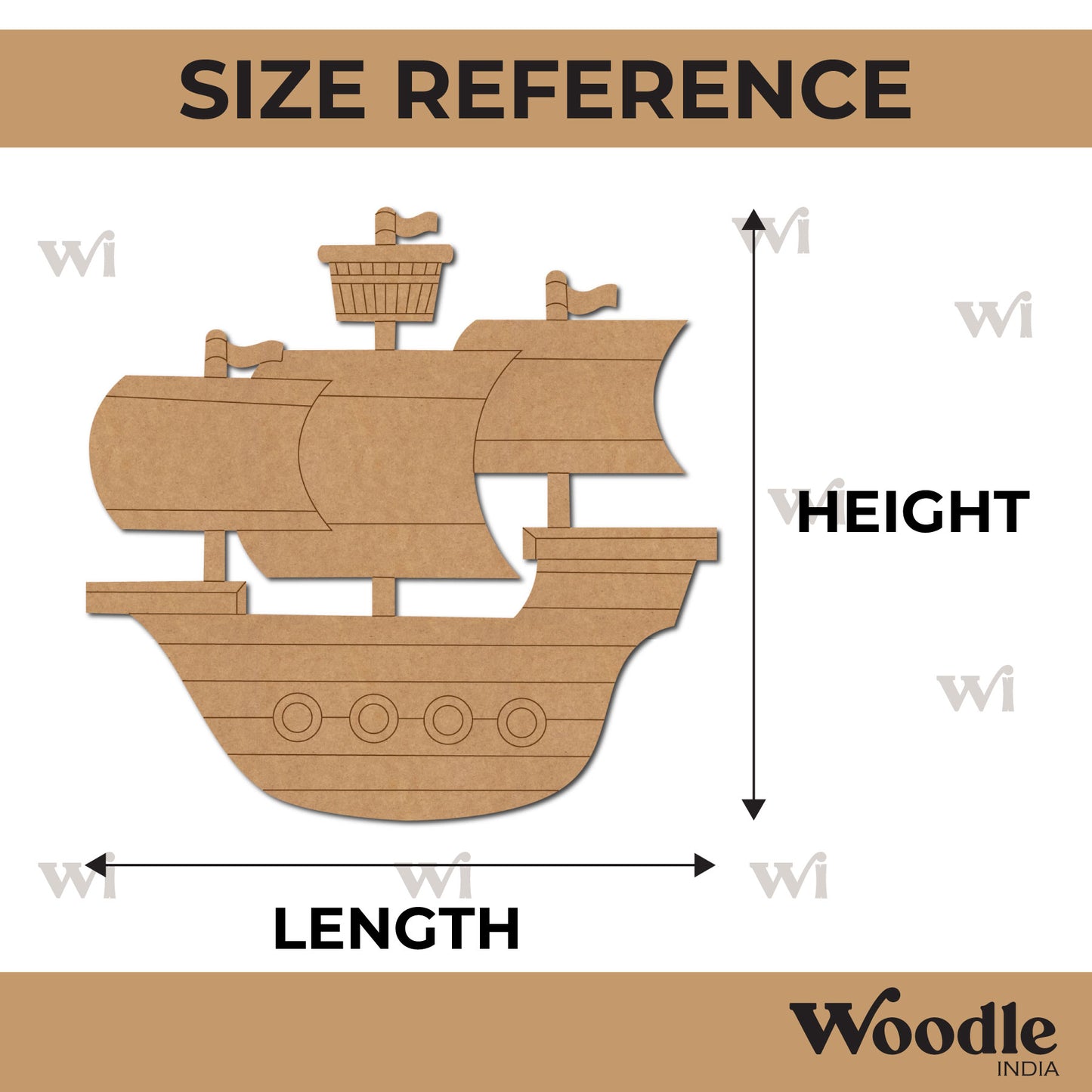 Ship Pre Marked MDF Design 1