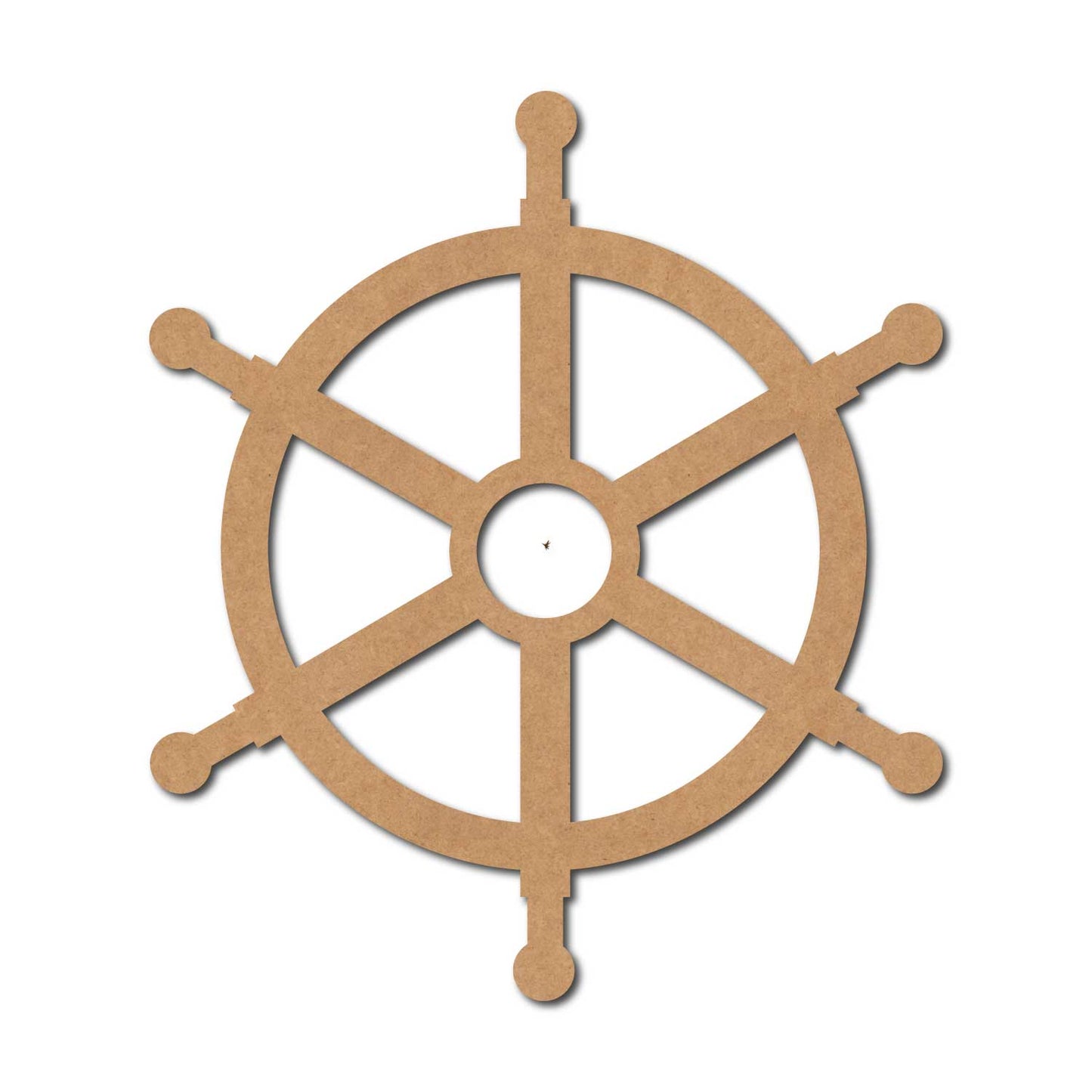 Ship Steering Wheel Cutout MDF Design 2