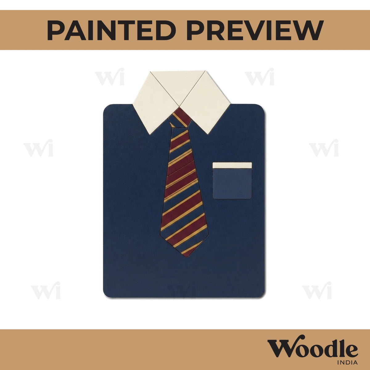 Shirt Pre Marked MDF Design 1
