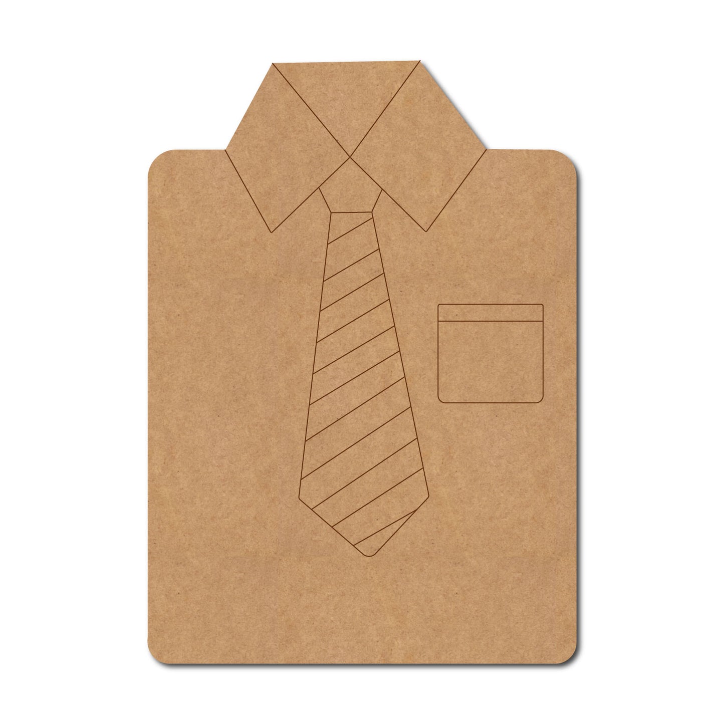 Shirt Pre Marked MDF Design 1