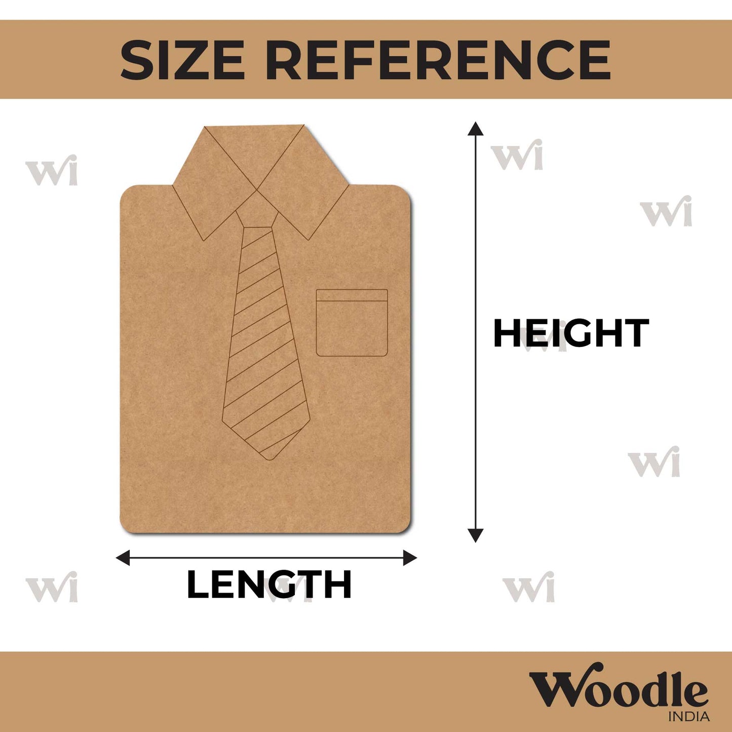 Shirt Pre Marked MDF Design 1