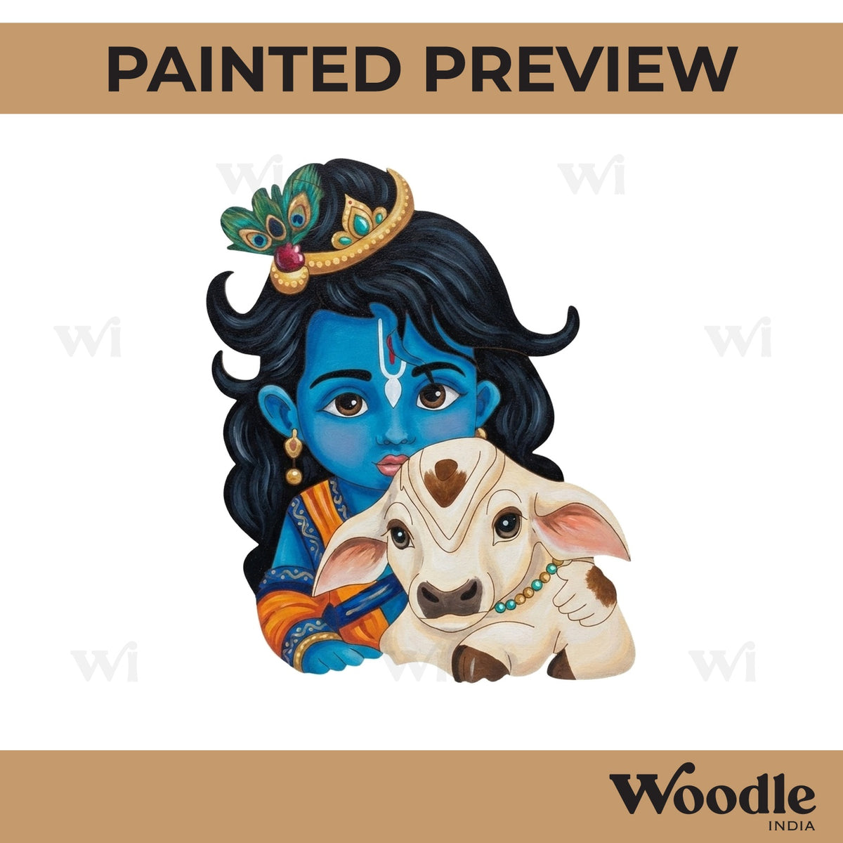 Shiv Ji And Nandi Pre Marked MDF Design 1