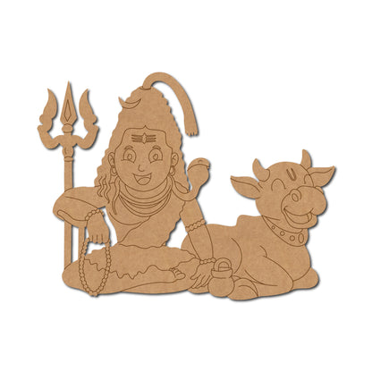 Shiv Ji And Nandi Pre Marked MDF Design 2