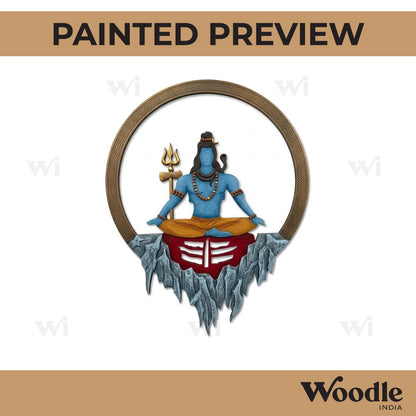 Shiv Ji Cutout MDF Design 2