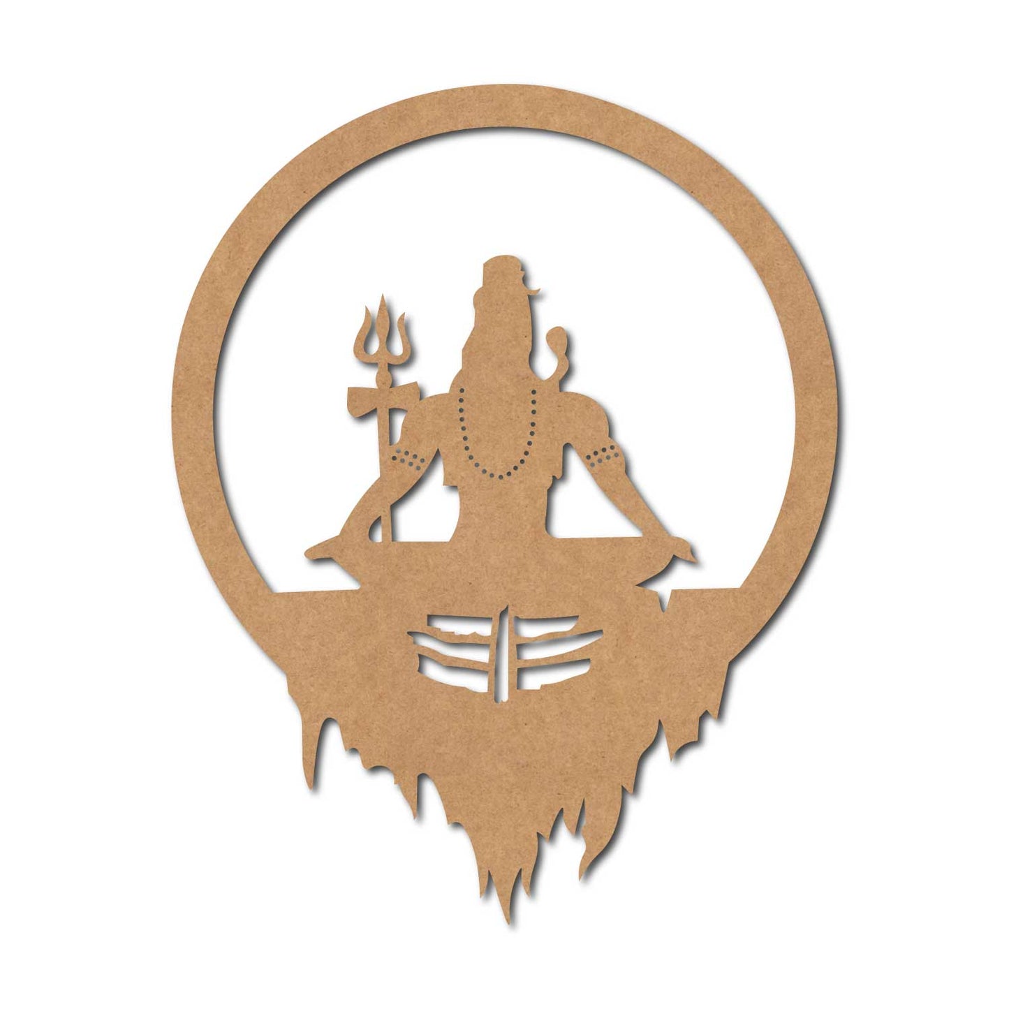 Shiv Ji Cutout MDF Design 2