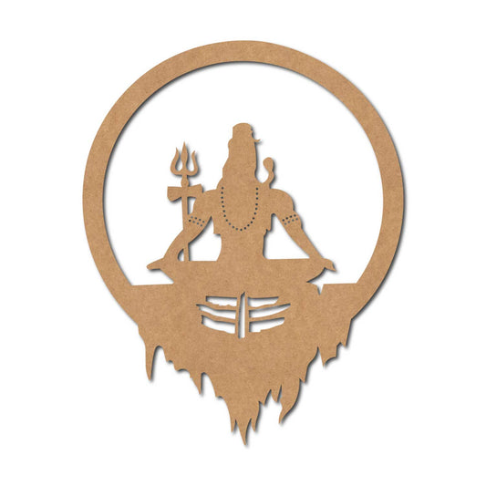 Shiv Ji Cutout MDF Design 2