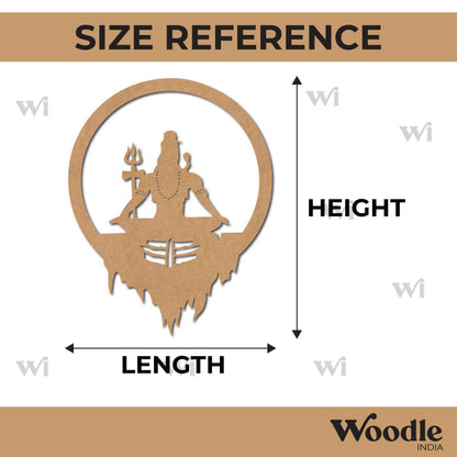 Shiv Ji Cutout MDF Design 2
